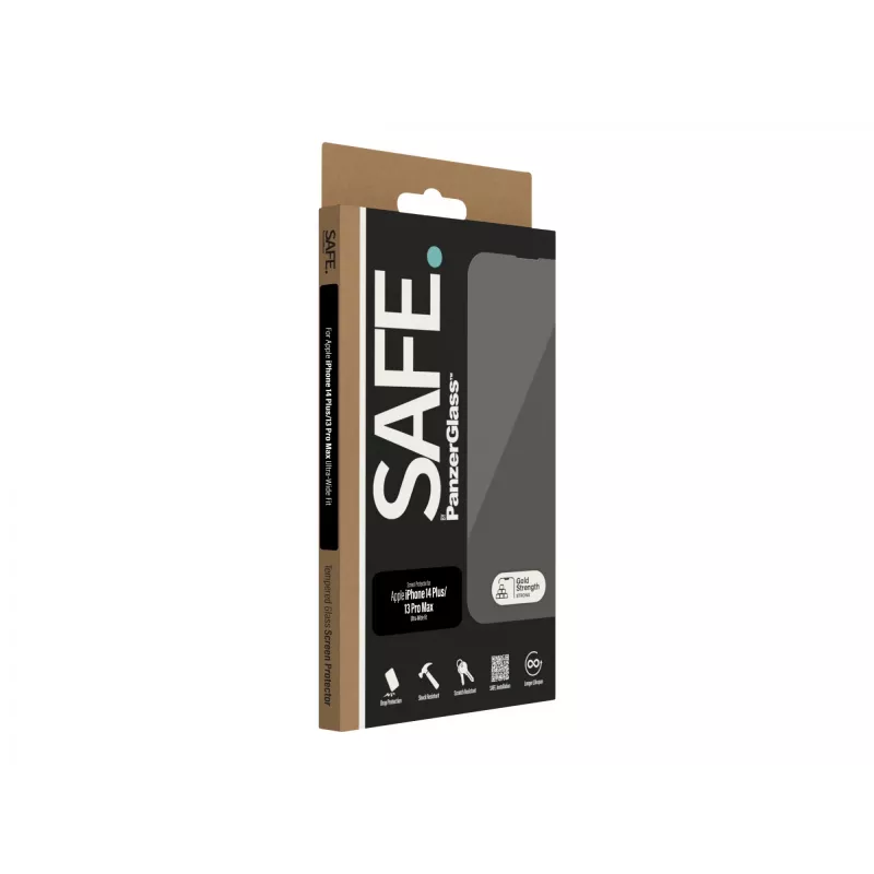 SAFE by PanzerGlass ekrano apsauga Apple iPhone 14 Plus | 13 Pro Max | itin platus pritaikymas | PanzerGlass