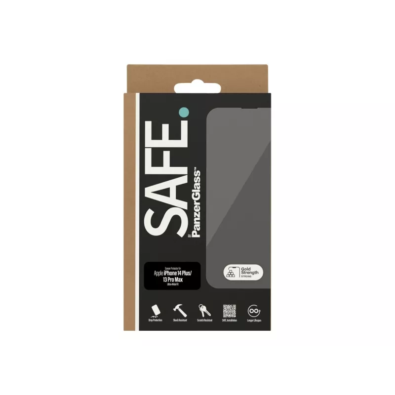 SAFE by PanzerGlass ekrano apsauga Apple iPhone 14 Plus | 13 Pro Max | itin platus pritaikymas | PanzerGlass