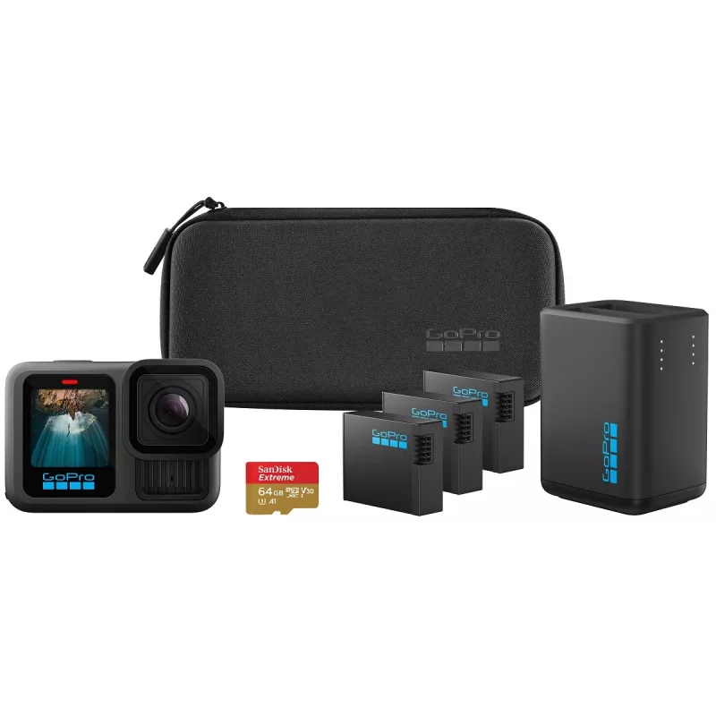 „GoPro Hero 13“ išplėstinės galios rinkinys – juodas (CHDRB-134-RW)