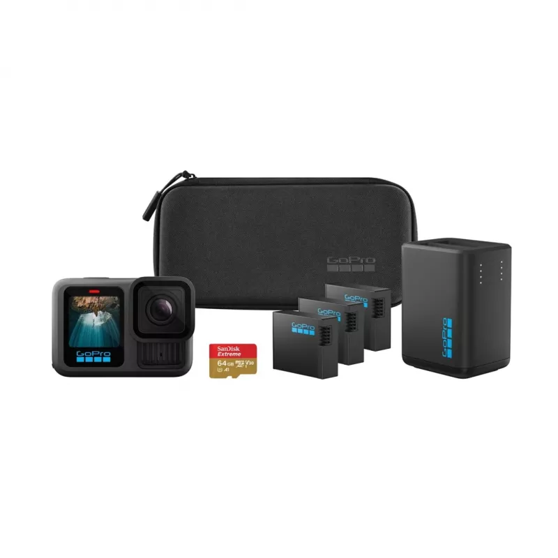 „GoPro Hero 13“ išplėstinės galios rinkinys – juodas (CHDRB-134-RW)