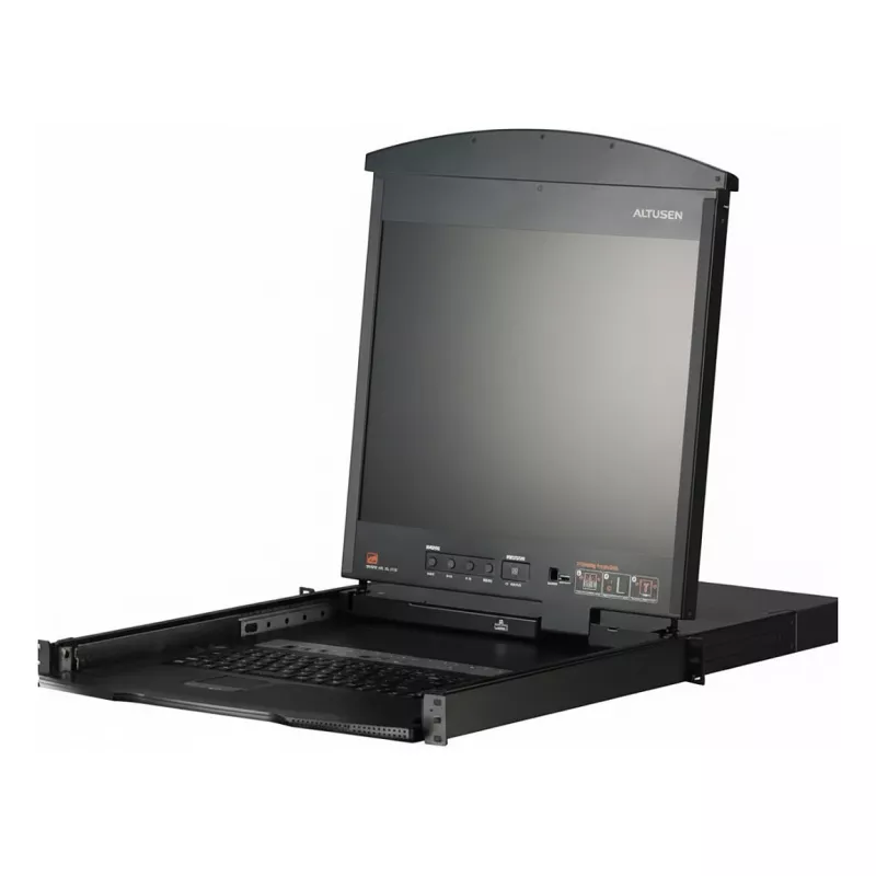 ATEN KL1508AM 17 colių 8 prievadų LCD KVM stovo konsolė