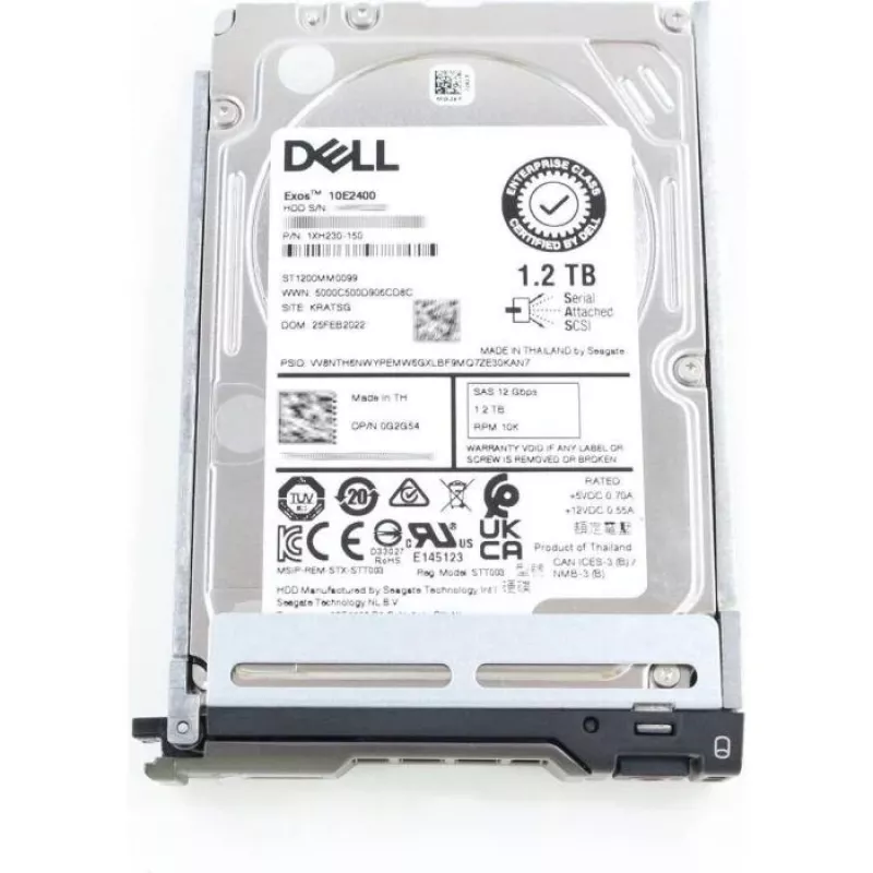 Dell HDD 1.2TB 2.5 10K SAS 12gb/s HP CusKit (ST1200MM0099)