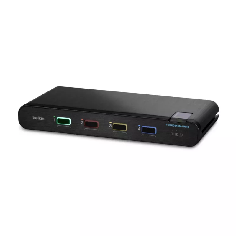 4P Sngl Head DP/HDMI to DP/HDMI Video Sec DT Kvm SW NO Cac PP4.0