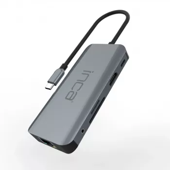 INCA adapteris ITPC-10TX USB-C 9-in-1 - Adapteris