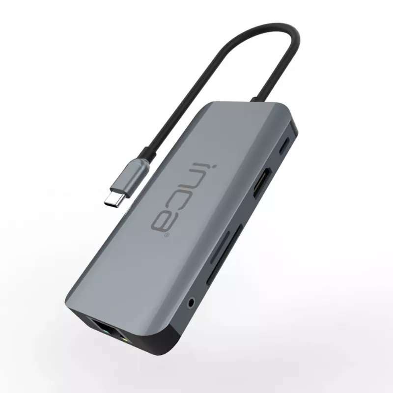 INCA adapteris ITPC-10TX USB-C 9-in-1 - Adapteris