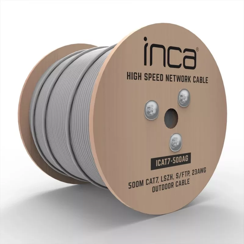 INCA Ethernet kabelis ICAT7-500AG S/FTP1 23 AWG CAT7 kabelis 500M – kabelis – tinklo