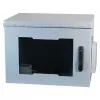 19 colių sieninė spinta IP55 EFB Elektronik 7U stiklinės durys gylis 450 mm