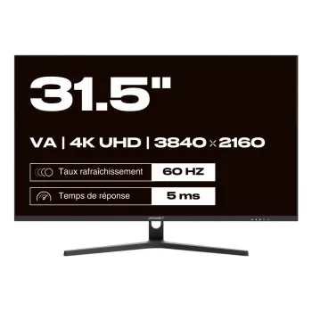JAPANNEXT 4K UHD monitorius 80 cm (31,5) 3840x2160 pikselių, VA skydelis, 5 ms, 60 Hz, AMD FreeSync, HDMI, DisplayPort (JN-V315UHDR)