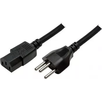 LogiLink - maitinimo kabelis - IEC 60320 C13 į IEC 60906-1 (M) - 1,8 m - juoda