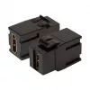 EFB-Elektronik Keystone įmontuojamas adapteris HDMI A - A, juoda Gamintojas: EFB Elektronik (EB520V2)