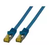 EFB-Elektronik RJ45 sujungimo kabelis Cat.6A S/FTP LSZH Cat.7 neapdorotas kabelis mėlynas 25 m Gamintojas: EFB Elektronik (MK7001.25BL)
