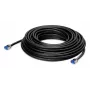 LANCOM - tinklo kabelis - RJ-45 (V) į RJ-45 (V) - 30,0 m - 6,5 mm - S/FTP - CAT 6a - lauko - juodas (61337)