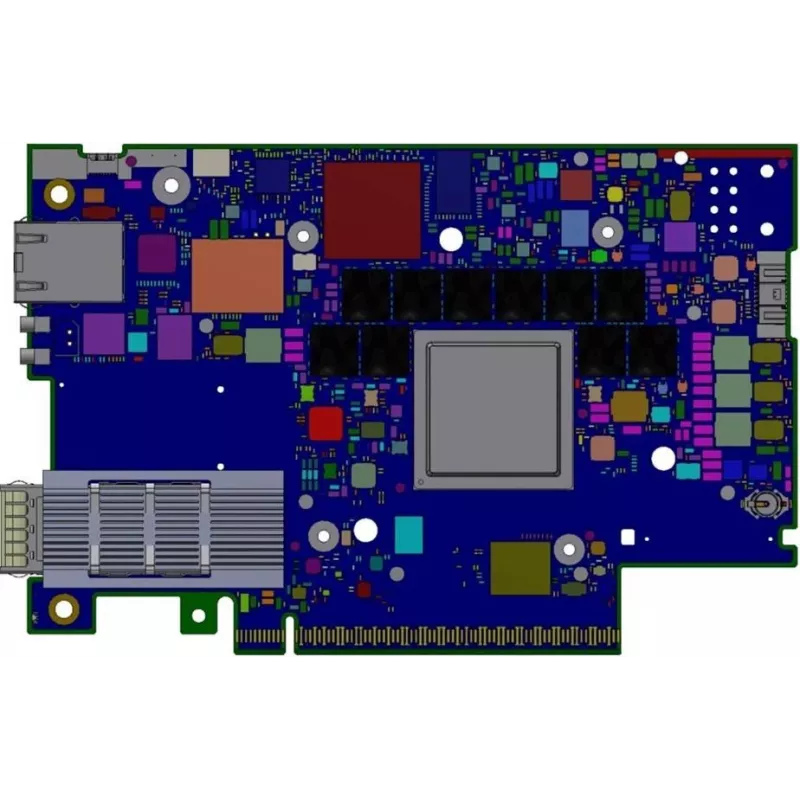Tinklo adapteris NVIDIA BlueField-3 E-Series B3220SH PCIe 5.0 x16, 200 Gbps QSFP112 x2
