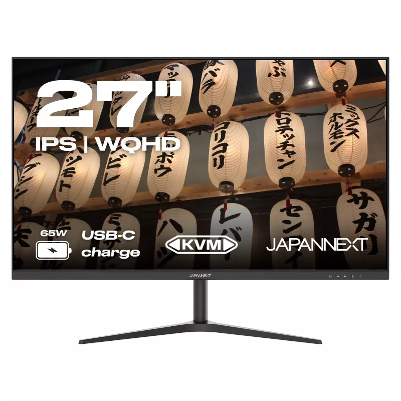 JAPANNEXT JN-IPS27WQHDR-C65W 16 9 HDMI/DP WQHD - plokščiaekranis (TFT/LCD)