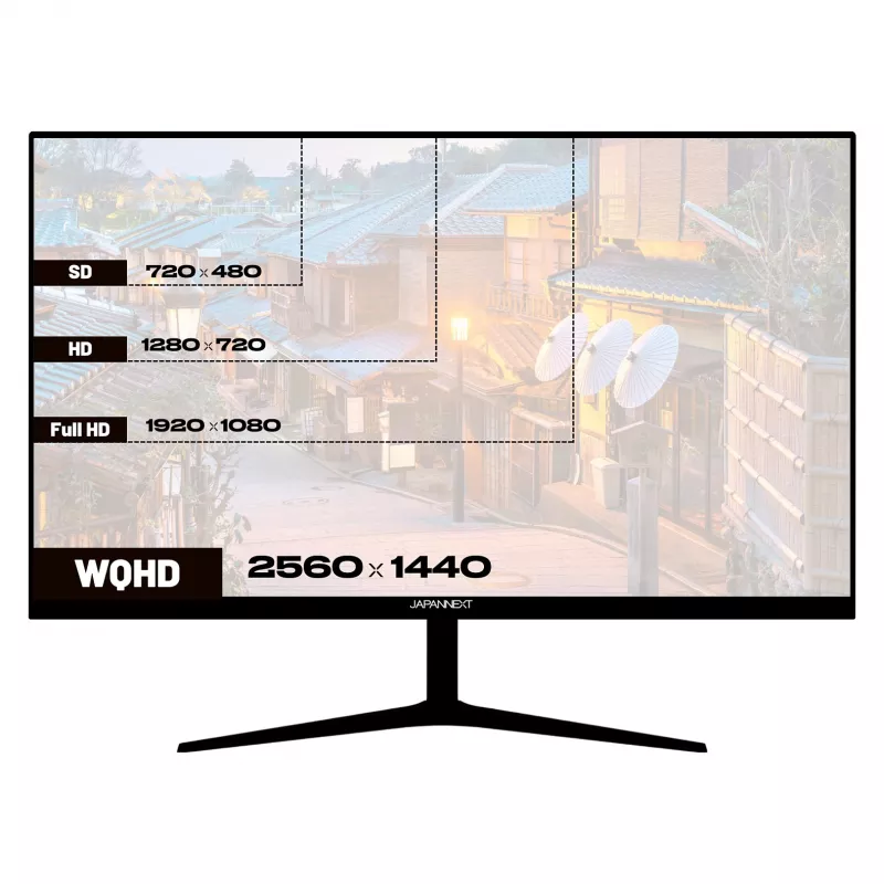 JAPANNEXT JN-IPS27WQHDR-C65W 16 9 HDMI/DP WQHD - plokščiaekranis (TFT/LCD)