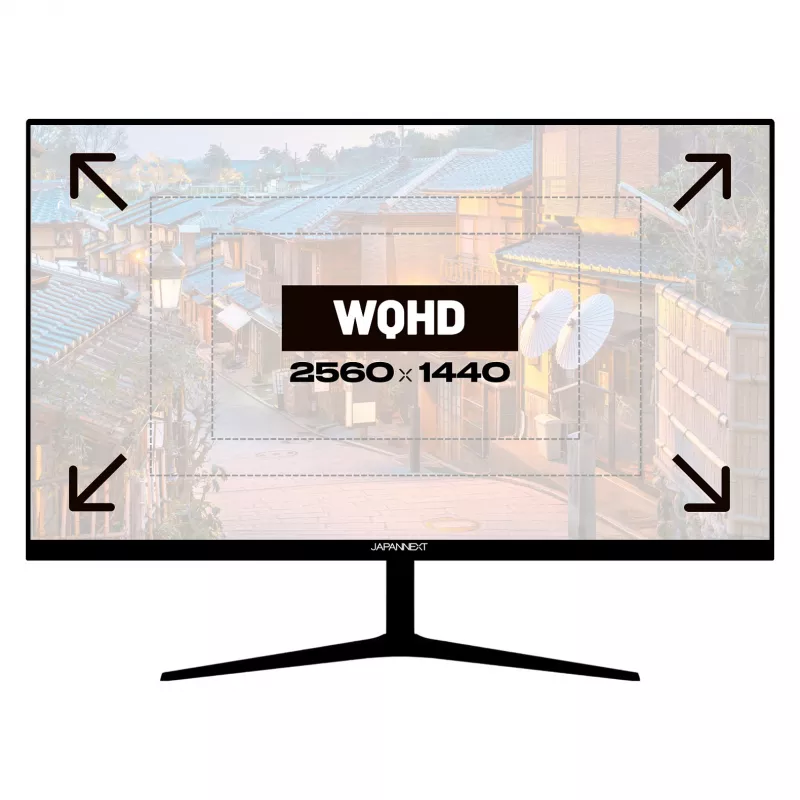 JAPANNEXT JN-IPS27WQHDR-C65W 16 9 HDMI/DP WQHD - plokščiaekranis (TFT/LCD)