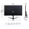 JAPANNEXT JN-IPS27WQHDR-C65W 16 9 HDMI/DP WQHD - plokščiaekranis (TFT/LCD)