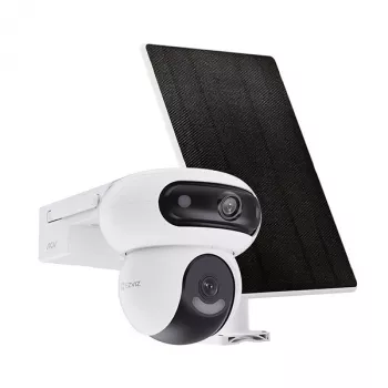IP kamera Ezviz HB90 su saulės baterija 8 W dviguba 4 MP+4 MP Wi-Fi AOV