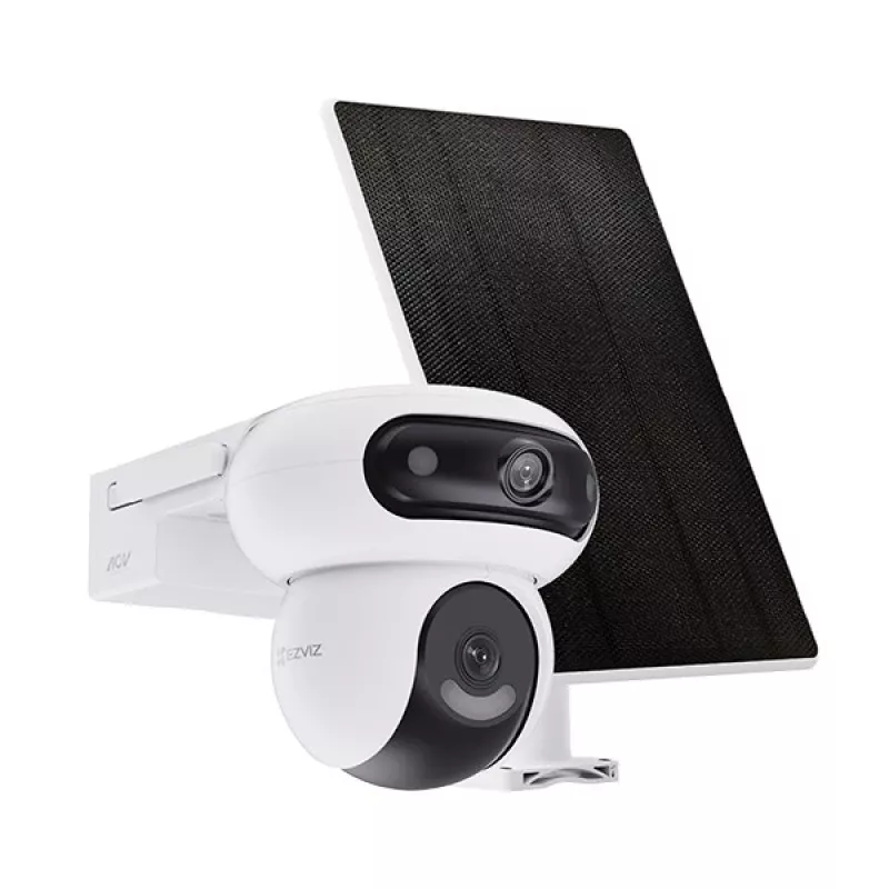 IP kamera Ezviz HB90 su saulės baterija 8 W dviguba 4 MP+4 MP Wi-Fi AOV