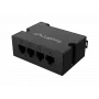 Komutatorius Lanberg DIN-FE4-AT-30W 1XIN 3X Out 100MB POE plėtiklis Fast Ethernet Din Rail AT 30W