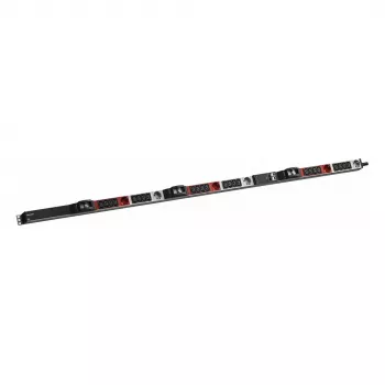 Maitinimo skirstymo įrenginys Bachmann BN ESSENTIAL matuojamas su 24×IEC C13, 6×CEE 7/3, 6×LS, 3,0 m CEE 32/5p kabeliu