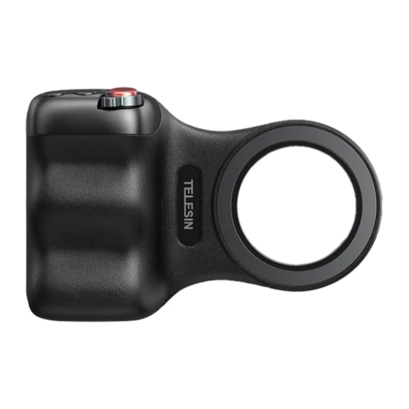 TELESIN Magnetic MagSafe Grip Holder with Bluetooth Remote for iPhone / P5-mp-001bk