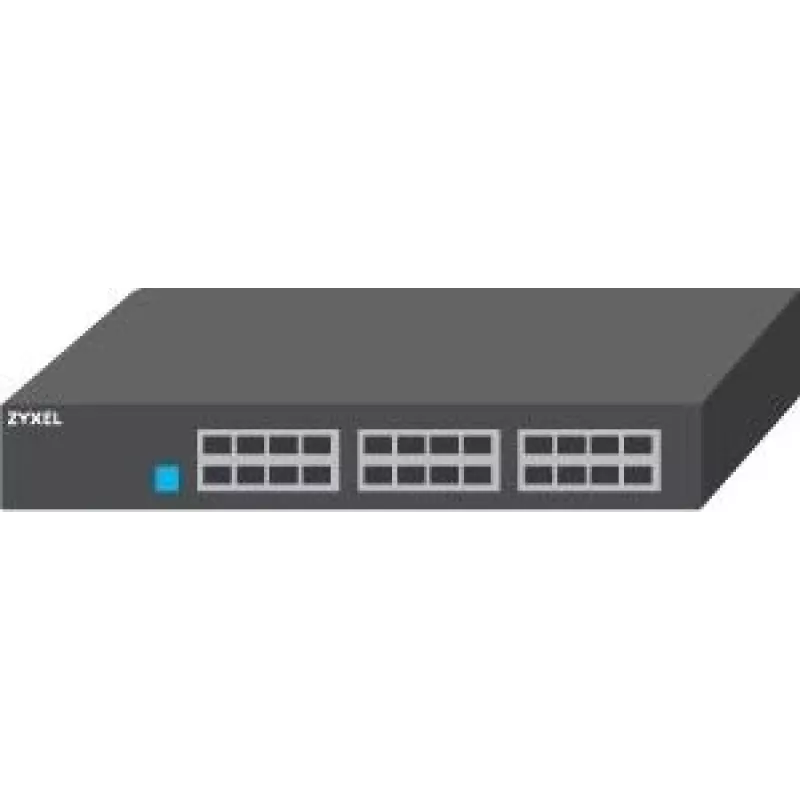 ZyXEL GS1100-24ES Nevaldomas komutatorius su DIP selekt. - Komutatorius - 1 Gbps