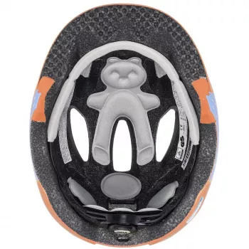 Vaikiškas dviračio šalmas UVEX Oyo Style – dydis 50–54 cm, spalva Monster Papaya (matinė)