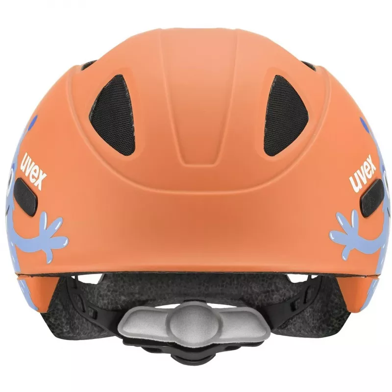 Vaikiškas dviračio šalmas UVEX Oyo Style – dydis 50–54 cm, spalva Monster Papaya (matinė)