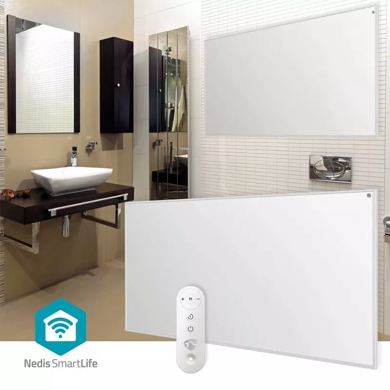 Nedis SmartLife HTIP700WTW infraraudonųjų spindulių šildymo panelė, 700 W, balta