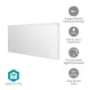 Nedis SmartLife HTIP700WTW infraraudonųjų spindulių šildymo panelė, 700 W, balta