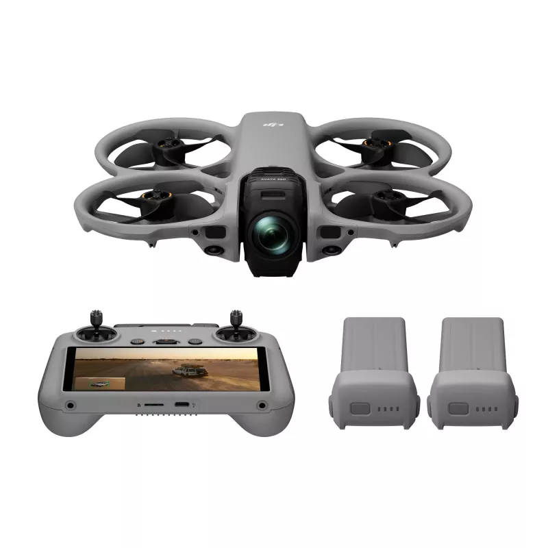 DJI Avata 360 Fly More Combo (RC 2) FPV Drone 64 MP Camera 13500 m Range