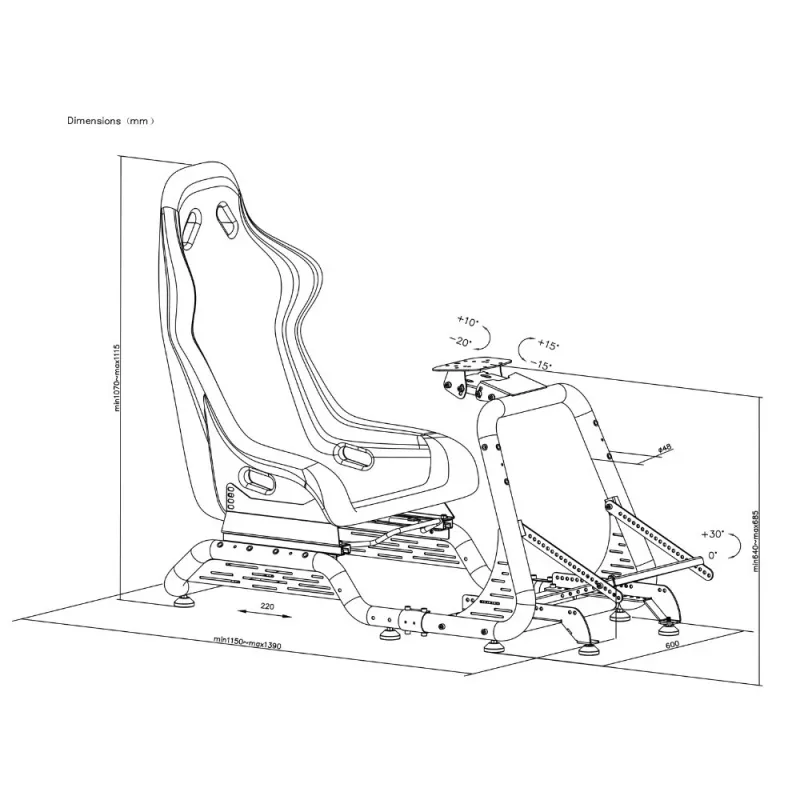 OPLITE Cockpit GTR S8 Infinity Juoda retail (Freight Delivery)