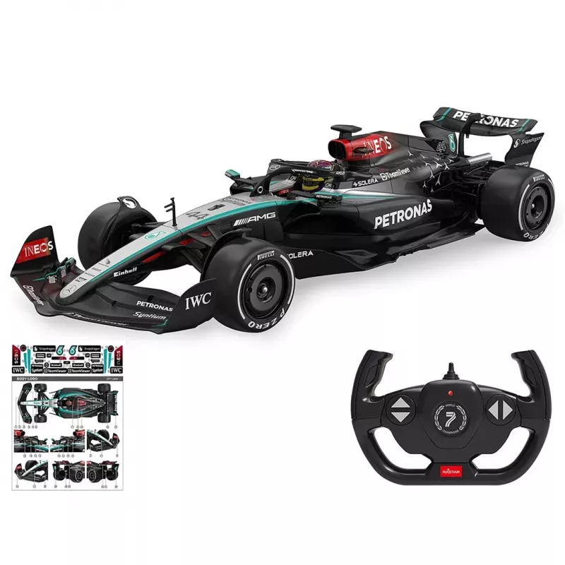 JAMARA Mercedes AMG W15 F1 1 12 Performance juoda 2.4GHz (402250)