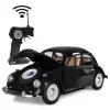 Jamara VW Beetle RC Diecast 1:18 juoda 27 MHz - nuotoliniu būdu valdomas elektrinis RC automobilis