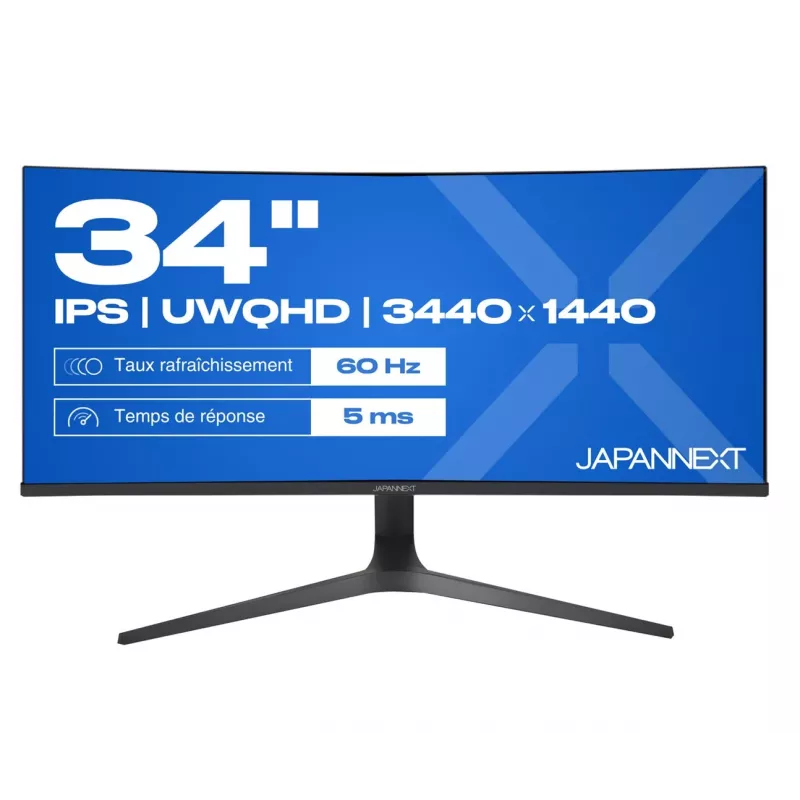 JAPANNEXT JN-IPS340UWQHD60C-C65W-HS-W curved UWQHD