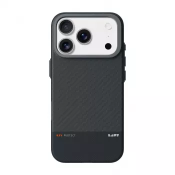 Laut Kev Protect - Dėklas su stovu, skirtas iPhone 17 Pro, suderinamas su MagSafe (juodas)