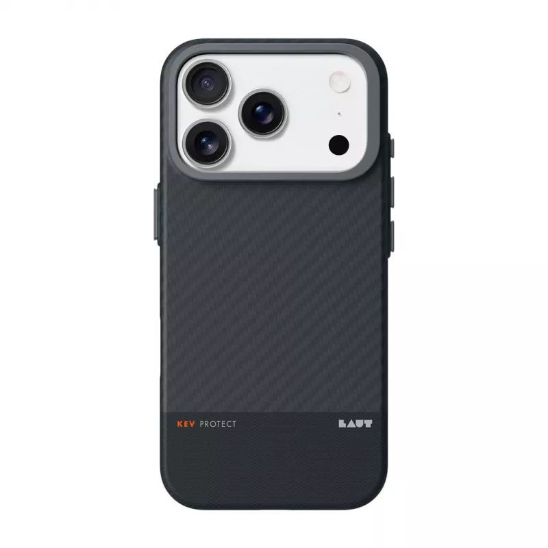 Laut Kev Protect - Dėklas su stovu, skirtas iPhone 17 Pro, suderinamas su MagSafe (juodas)