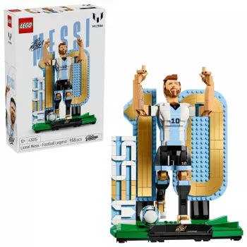 LEGO Editions Sports 43015 Lionel Messi — futbolo legenda