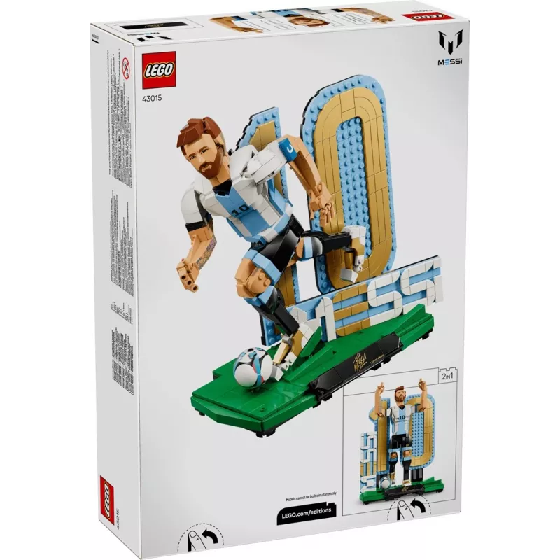 LEGO Editions Sports 43015 Lionel Messi — futbolo legenda