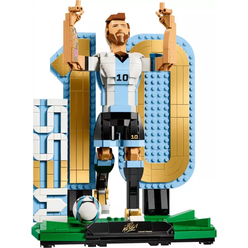 LEGO Editions Sports 43015 Lionel Messi — futbolo legenda