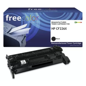 freecolor Toneris HP 26X CF226X HC juodas regeneruotas - regeneruotas - suderinamas