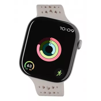 Decoded Silicone Ares O Band - Silikoninis dirželis Apple Watch 40/42 mm (molio spalva)