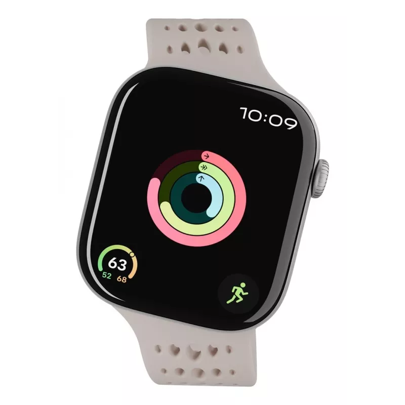 Decoded Silicone Ares O Band - Silikoninis dirželis Apple Watch 40/42 mm (molio spalva)