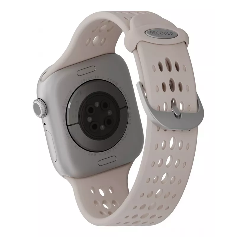 Decoded Silicone Ares O Band - Silikoninis dirželis Apple Watch 40/42 mm (molio spalva)