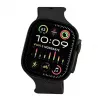 Decoded Silicone Ares Splice Band - silikoninis dirželis Apple Watch 44/46/49 mm (juodas)