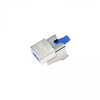 Smart Keeper NC13P1DB 12 x LAN kabelis Locks 2 be užrakto rakto, pagrindinė tamsiai mėlyna SLSART-0315 (SLSART-0315)