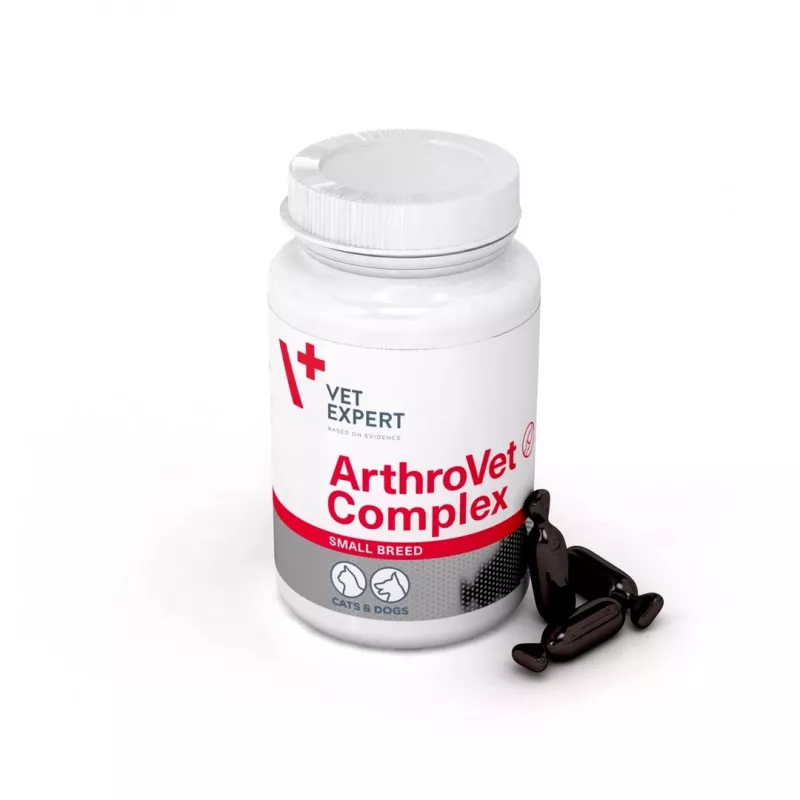 VETEXPERT ArthroVet Collagen Small breed - papildai šunims ir katėms - 60 tablečių
