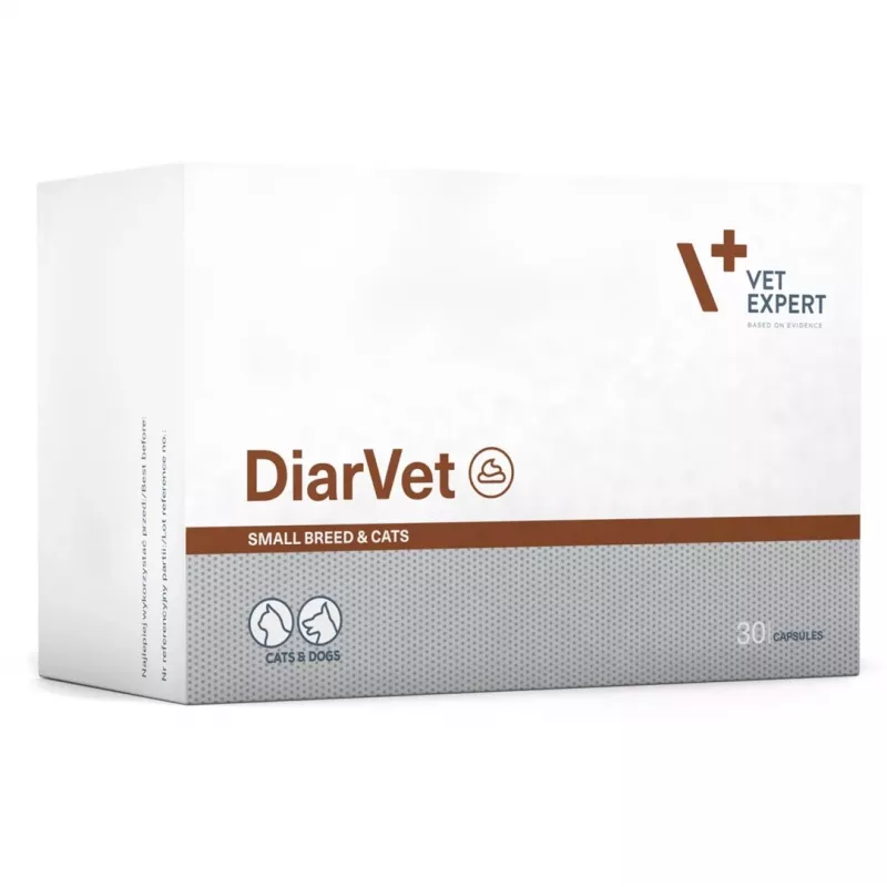 VetExpert Diarvet Small Breed and Cats 30 kaps.