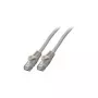 EFB RJ45 komutacinis kabelis U/UTP Cat.5e LSZH Pilkas 7,50m AWG24/7